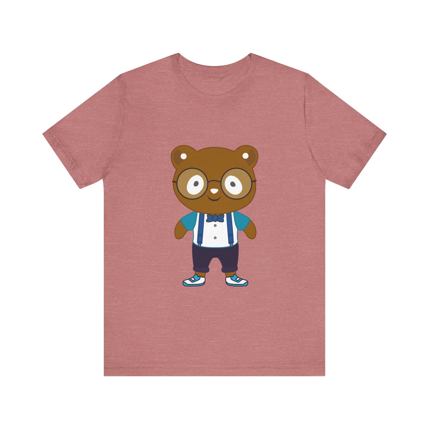 Cute Bear Graphic Unisex Tee - Perfect for Kids and Animal Lovers