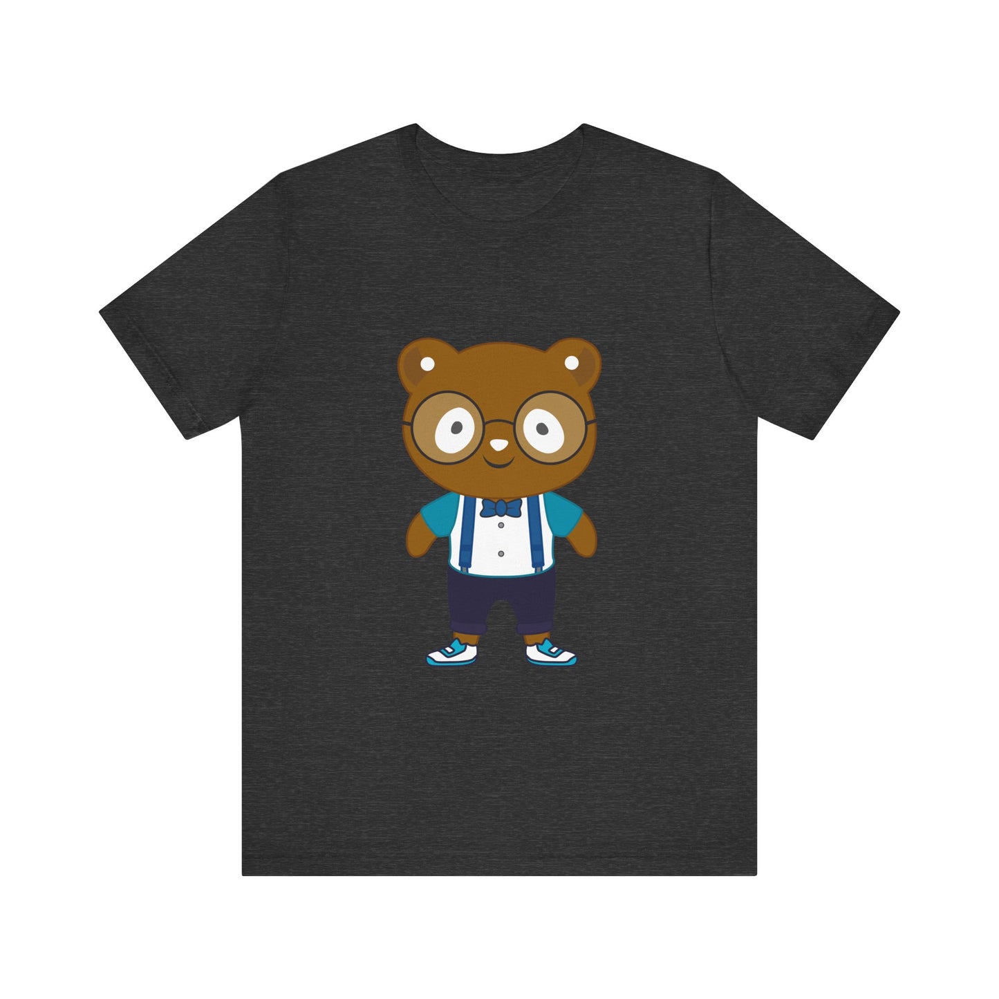 Cute Bear Graphic Unisex Tee - Perfect for Kids and Animal Lovers