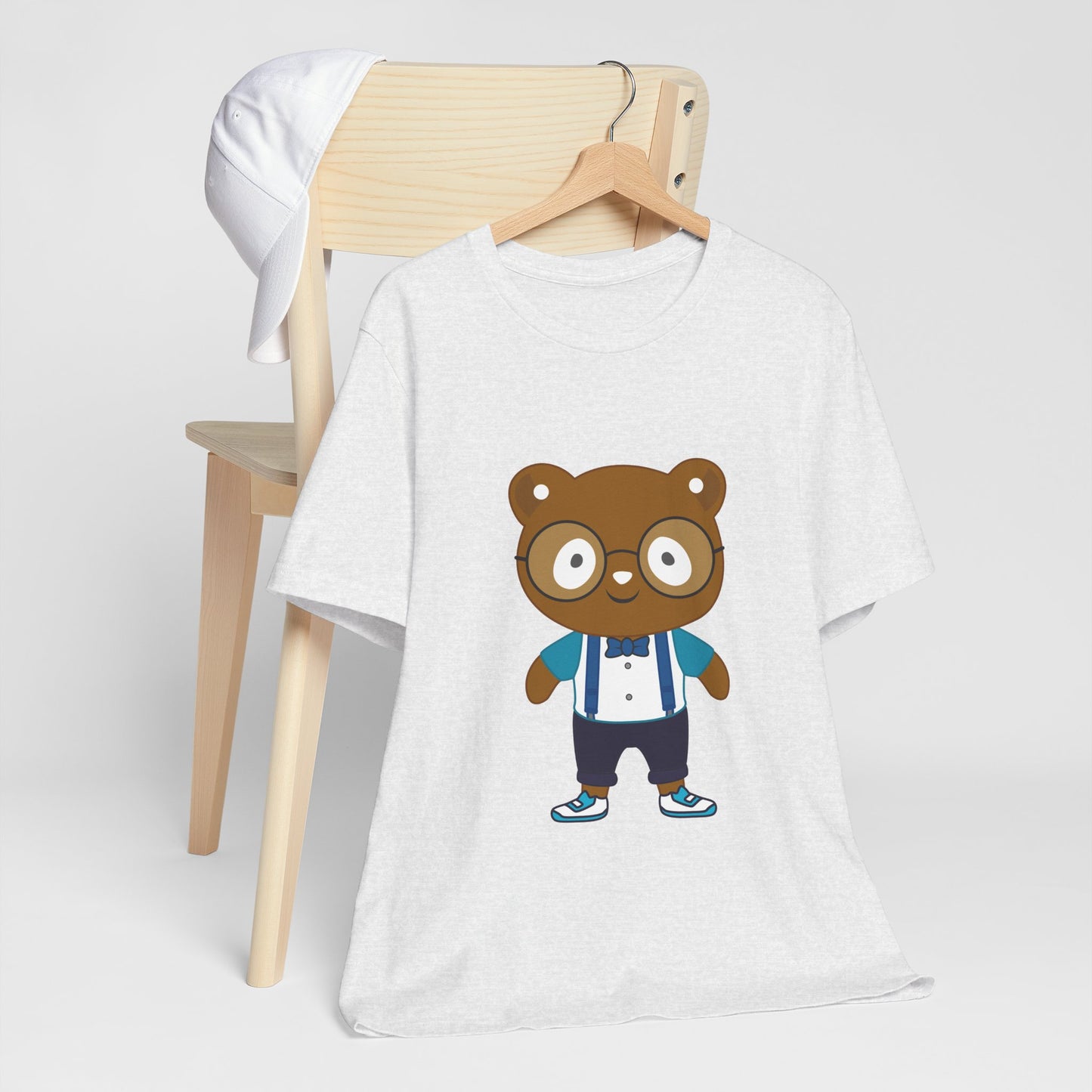 Cute Bear Graphic Unisex Tee - Perfect for Kids and Animal Lovers