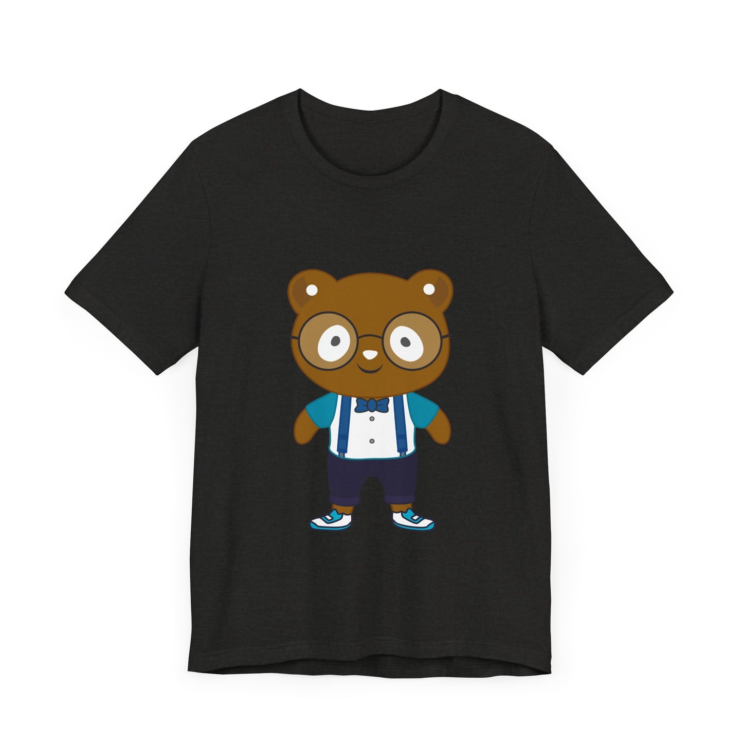 Cute Bear Graphic Unisex Tee - Perfect for Kids and Animal Lovers