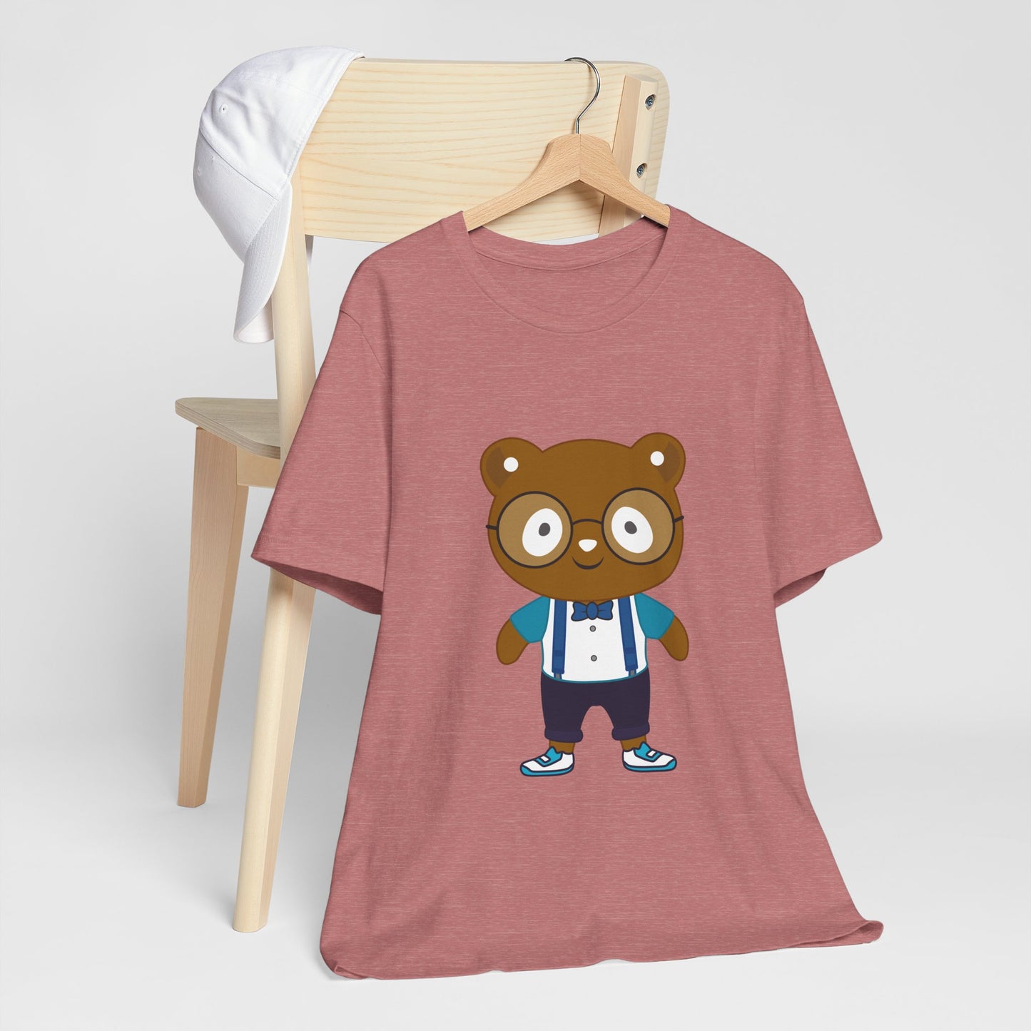 Cute Bear Graphic Unisex Tee - Perfect for Kids and Animal Lovers