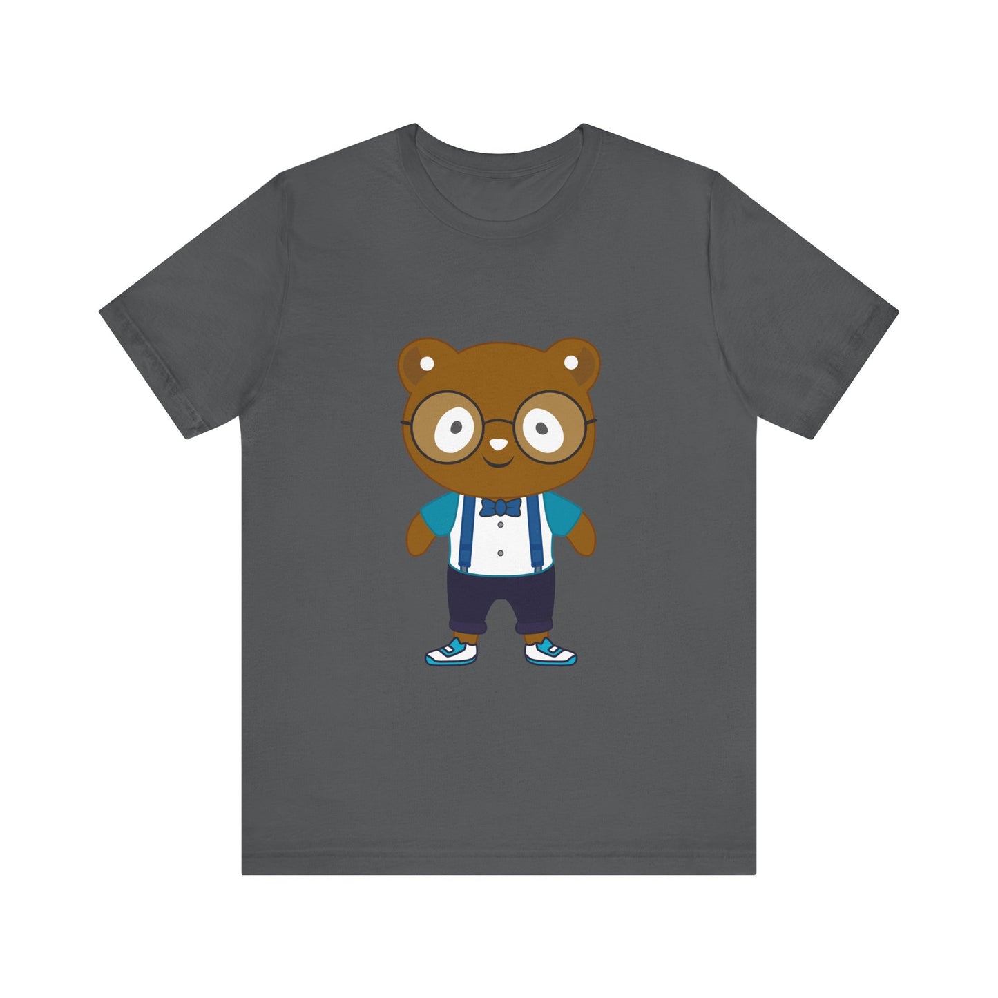 Cute Bear Graphic Unisex Tee - Perfect for Kids and Animal Lovers