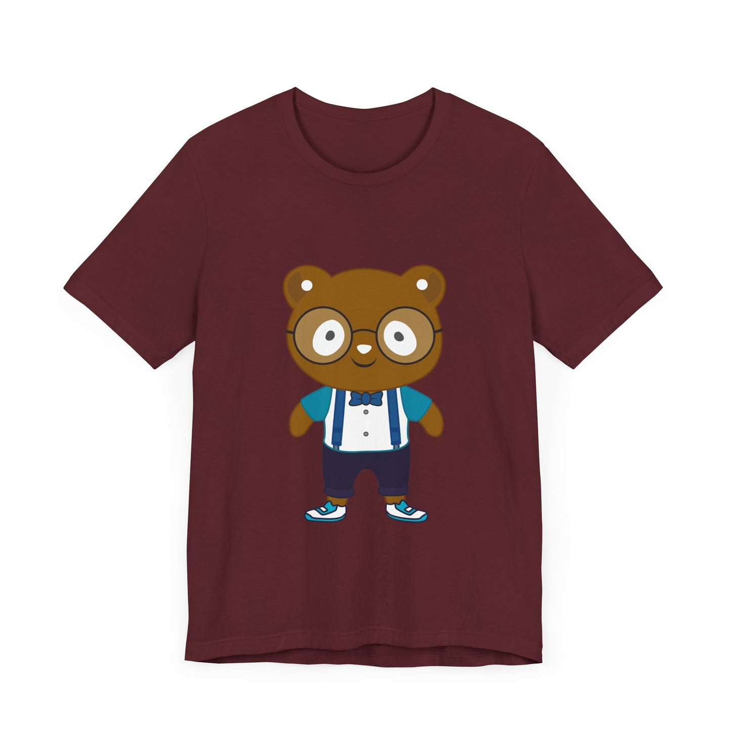 Cute Bear Graphic Unisex Tee - Perfect for Kids and Animal Lovers