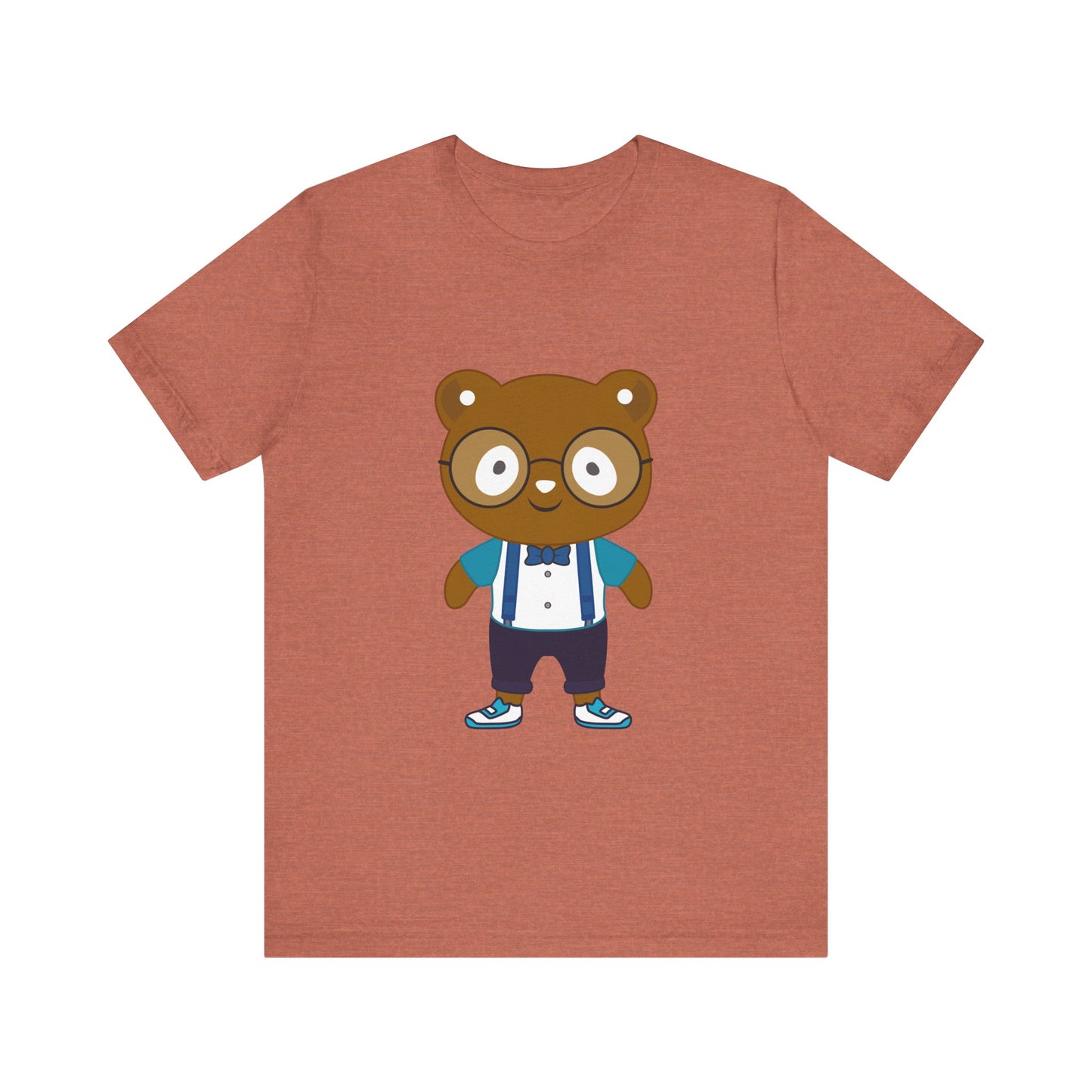Cute Bear Graphic Unisex Tee - Perfect for Kids and Animal Lovers