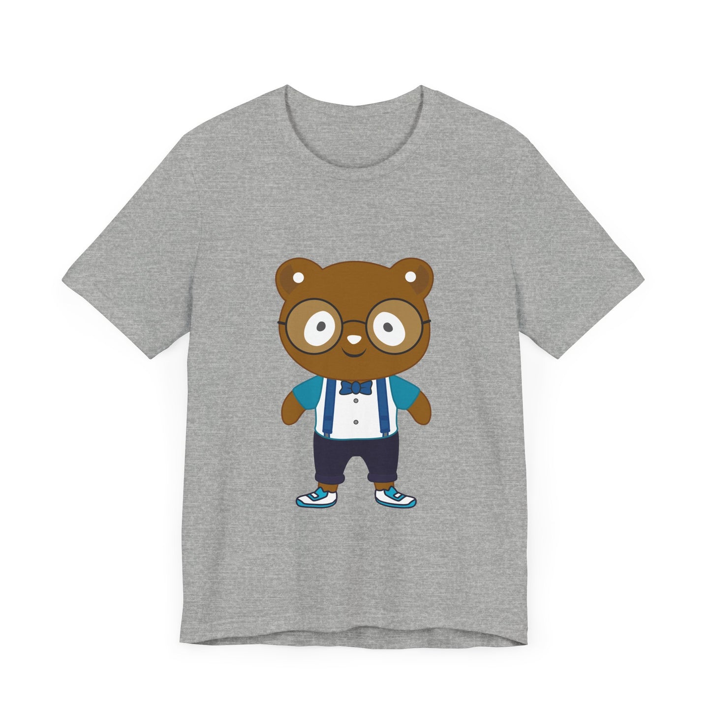 Cute Bear Graphic Unisex Tee - Perfect for Kids and Animal Lovers