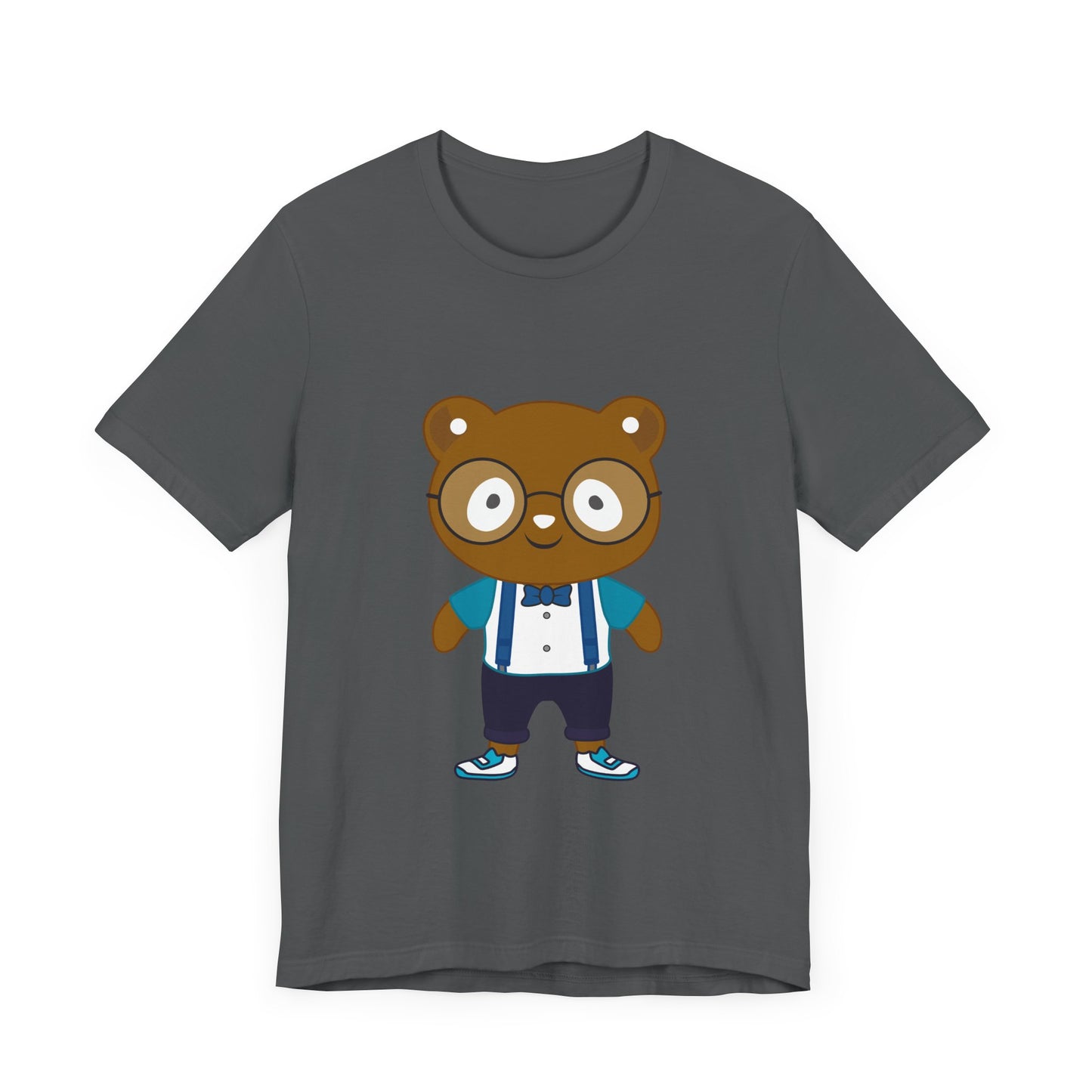 Cute Bear Graphic Unisex Tee - Perfect for Kids and Animal Lovers