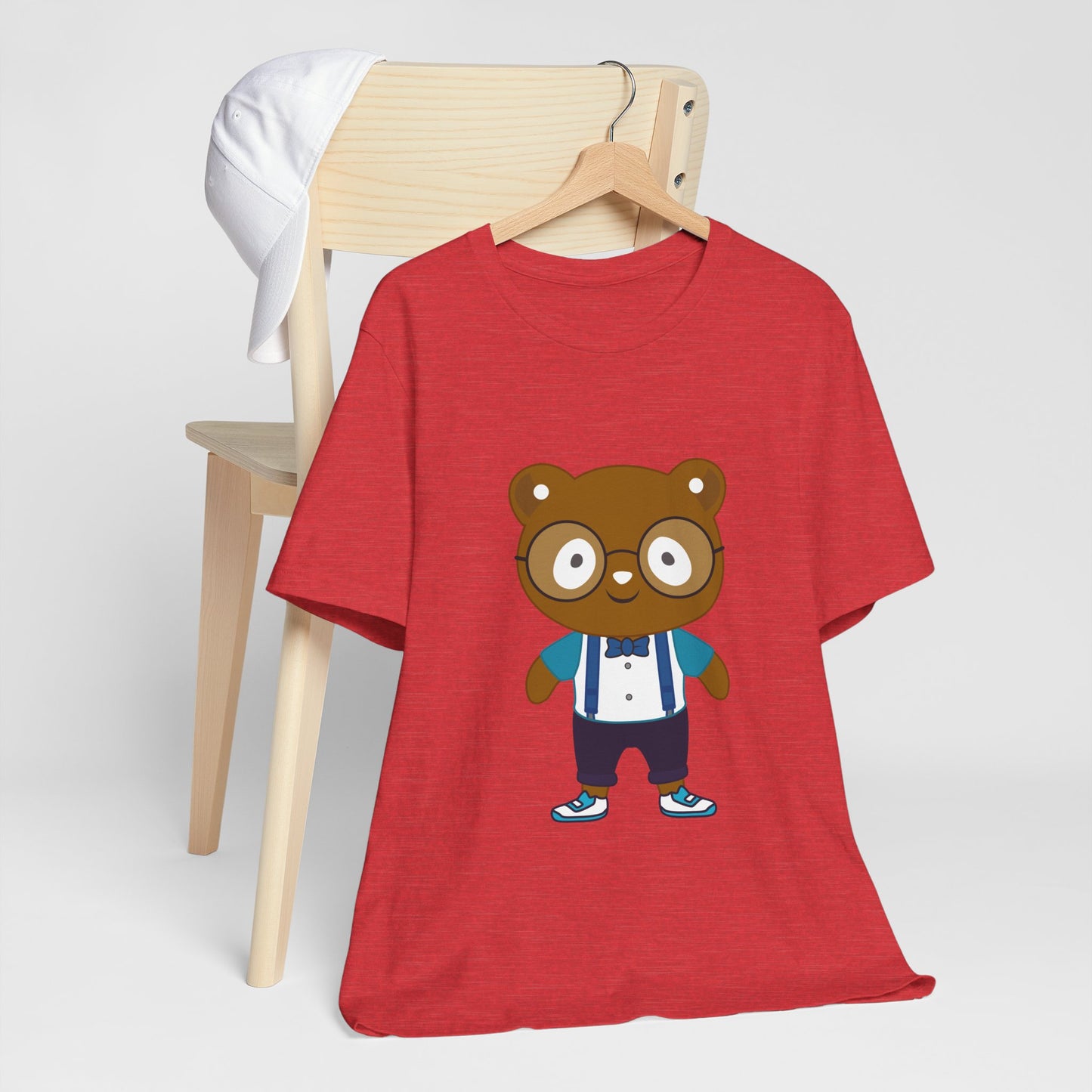 Cute Bear Graphic Unisex Tee - Perfect for Kids and Animal Lovers