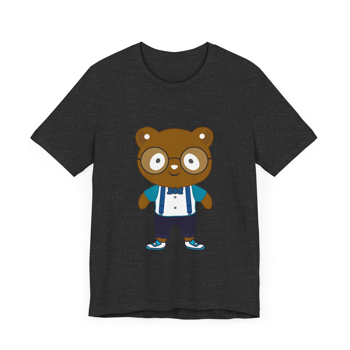 Cute Bear Graphic Unisex Tee - Perfect for Kids and Animal Lovers