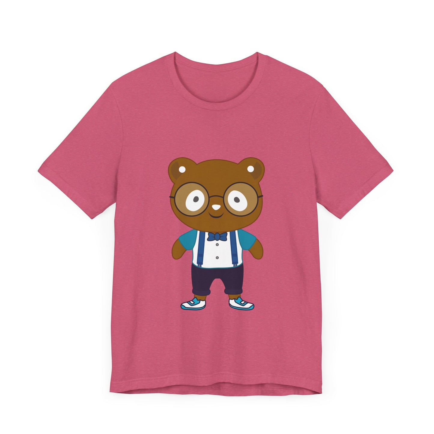 Cute Bear Graphic Unisex Tee - Perfect for Kids and Animal Lovers
