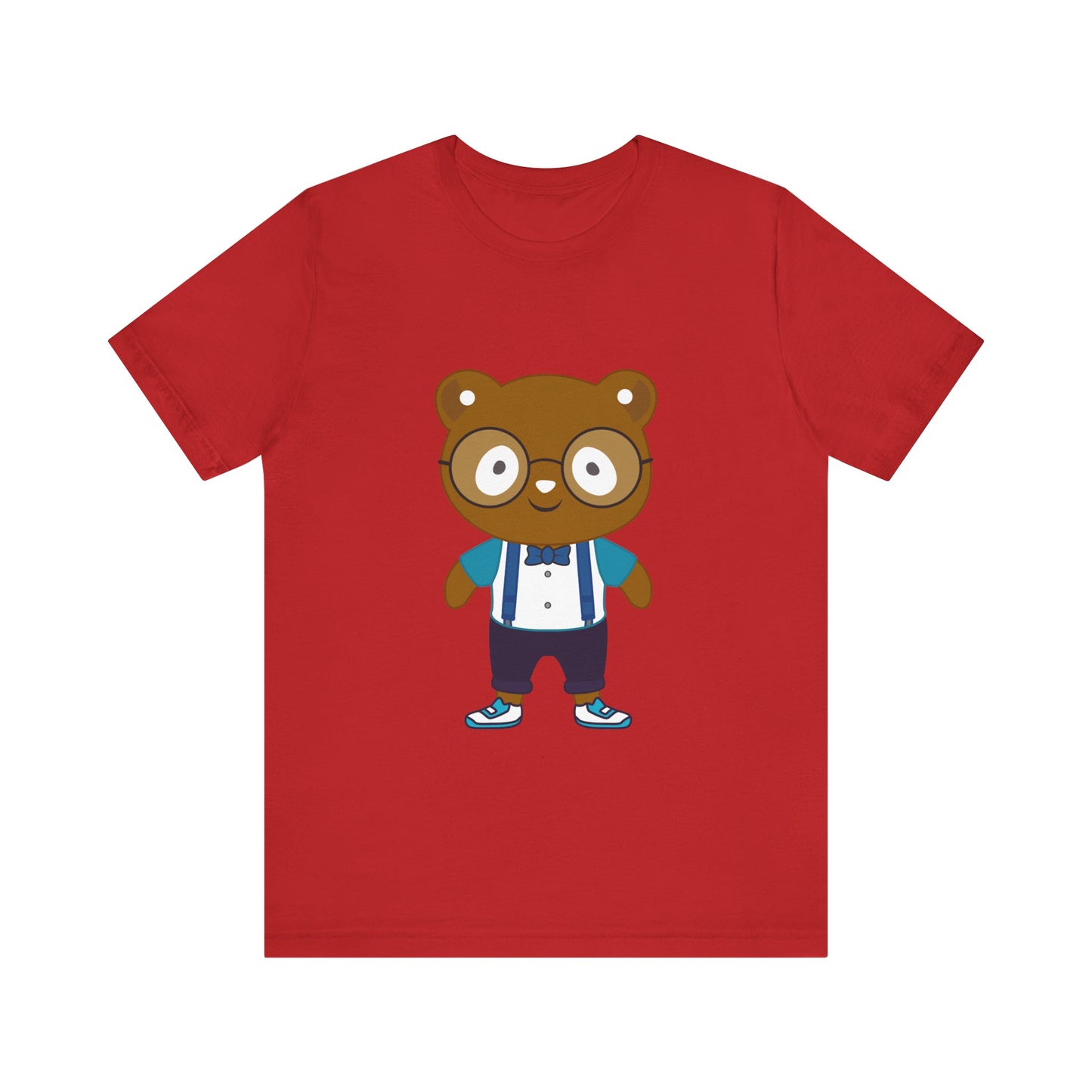 Cute Bear Graphic Unisex Tee - Perfect for Kids and Animal Lovers