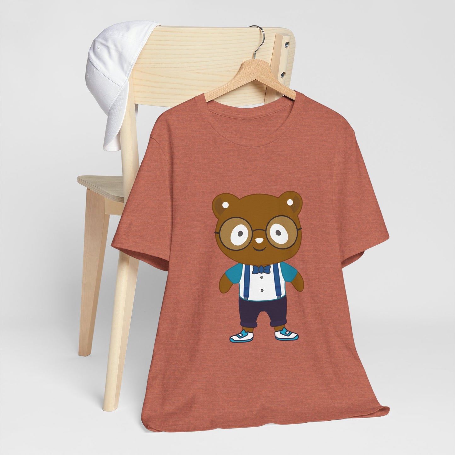 Cute Bear Graphic Unisex Tee - Perfect for Kids and Animal Lovers