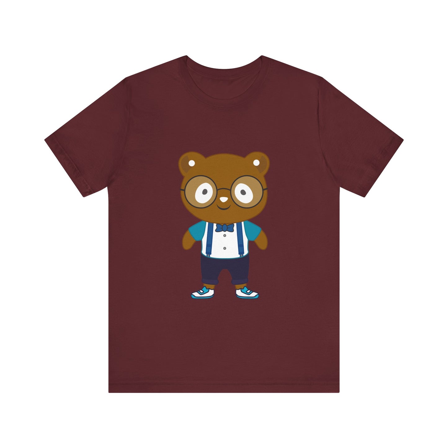 Cute Bear Graphic Unisex Tee - Perfect for Kids and Animal Lovers