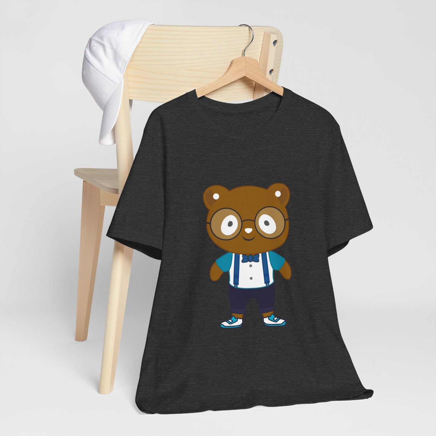 Cute Bear Graphic Unisex Tee - Perfect for Kids and Animal Lovers