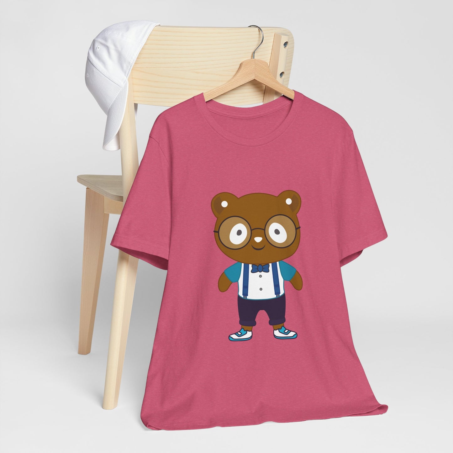 Cute Bear Graphic Unisex Tee - Perfect for Kids and Animal Lovers