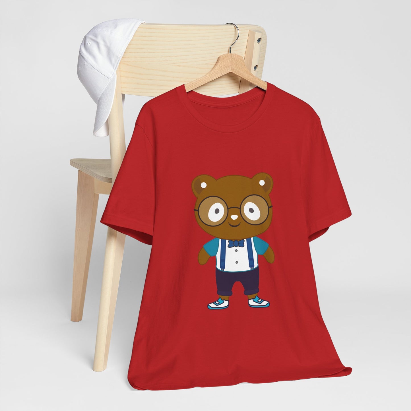 Cute Bear Graphic Unisex Tee - Perfect for Kids and Animal Lovers