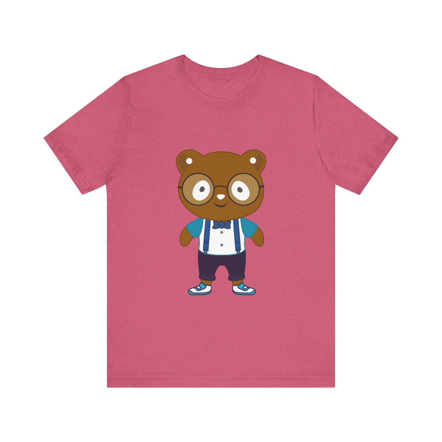 Cute Bear Graphic Unisex Tee - Perfect for Kids and Animal Lovers