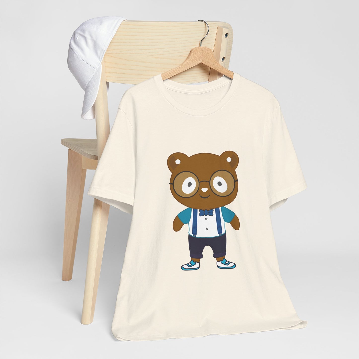Cute Bear Graphic Unisex Tee - Perfect for Kids and Animal Lovers