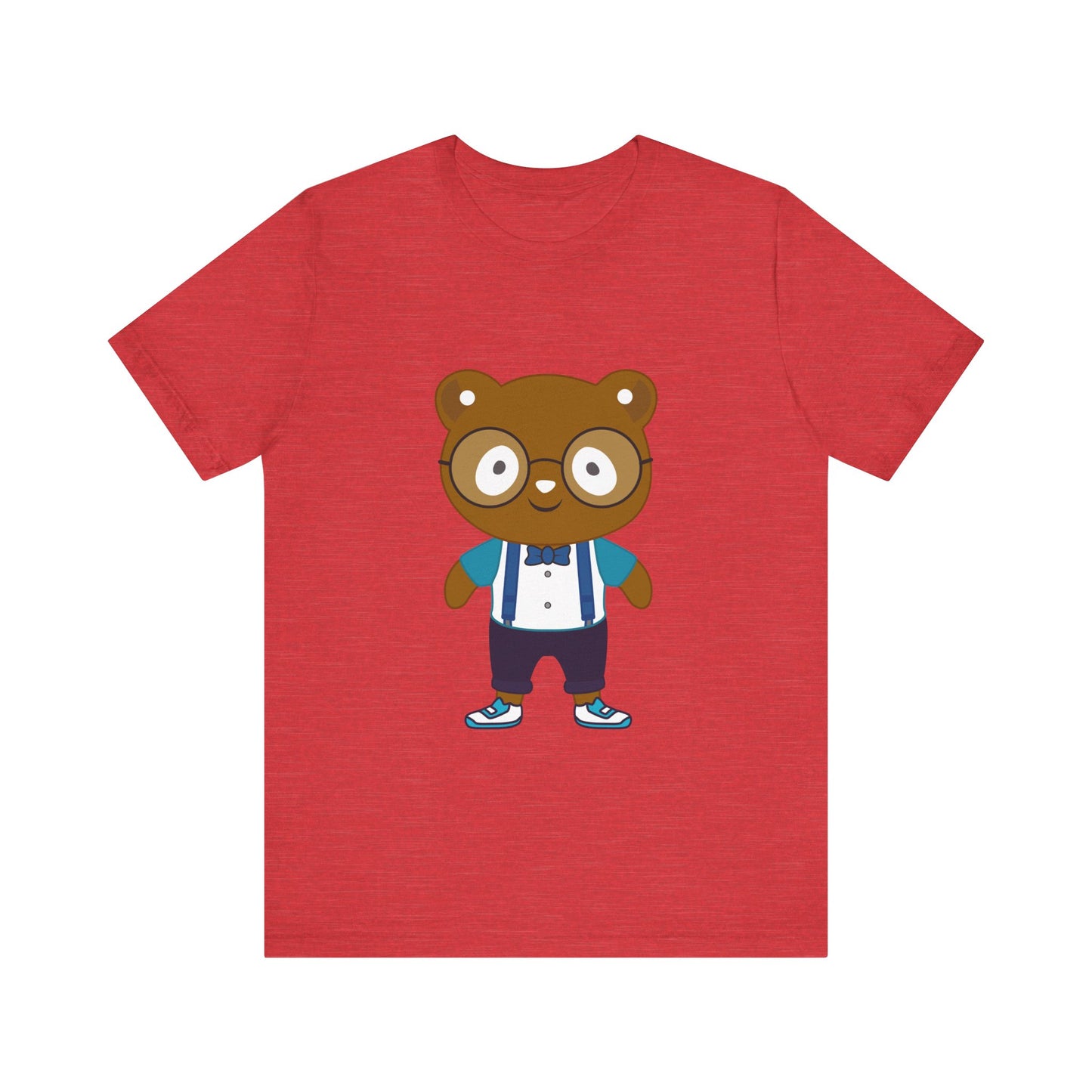 Cute Bear Graphic Unisex Tee - Perfect for Kids and Animal Lovers