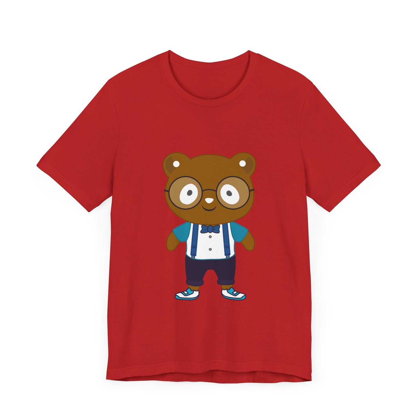 Cute Bear Graphic Unisex Tee - Perfect for Kids and Animal Lovers