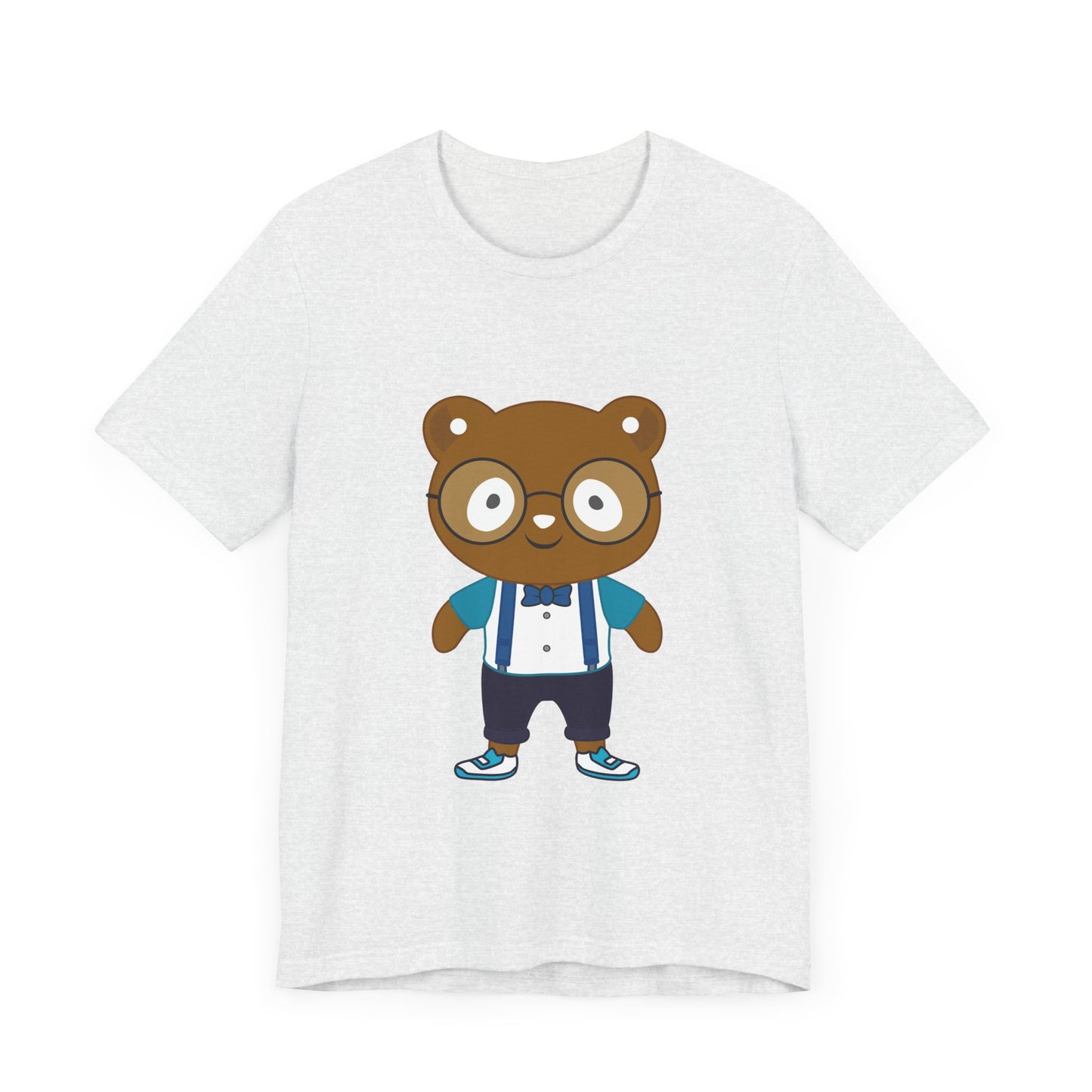Cute Bear Graphic Unisex Tee - Perfect for Kids and Animal Lovers