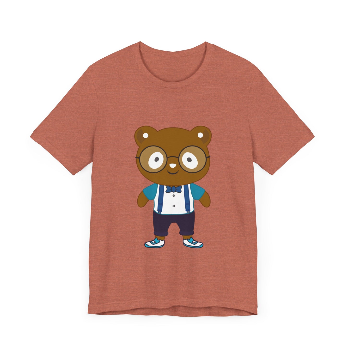 Cute Bear Graphic Unisex Tee - Perfect for Kids and Animal Lovers