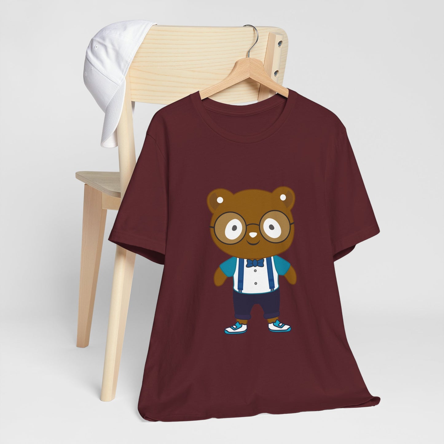 Cute Bear Graphic Unisex Tee - Perfect for Kids and Animal Lovers
