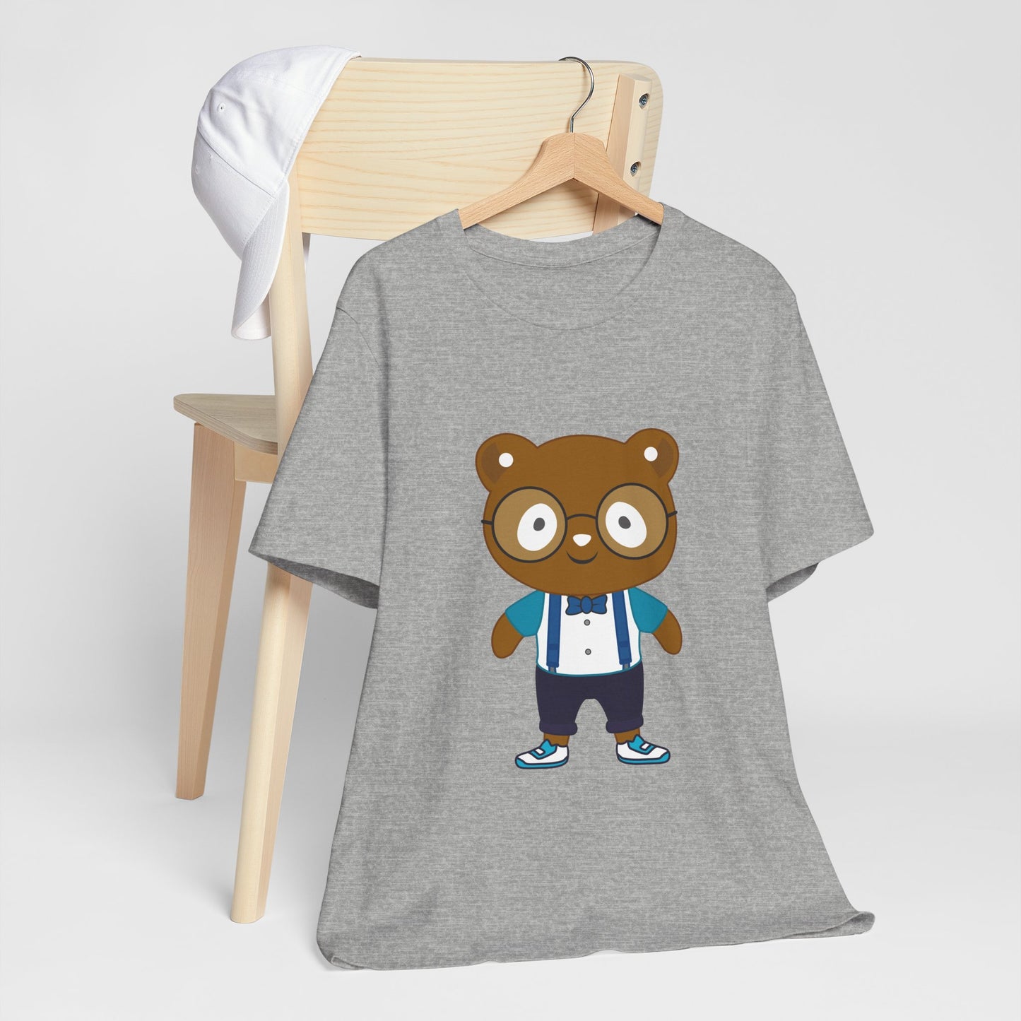 Cute Bear Graphic Unisex Tee - Perfect for Kids and Animal Lovers