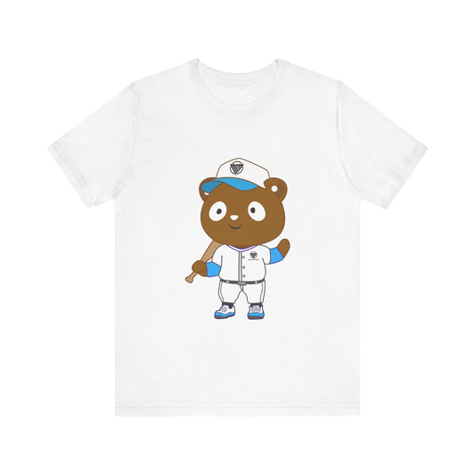 Cute Bear Baseball Unisex Jersey Tee