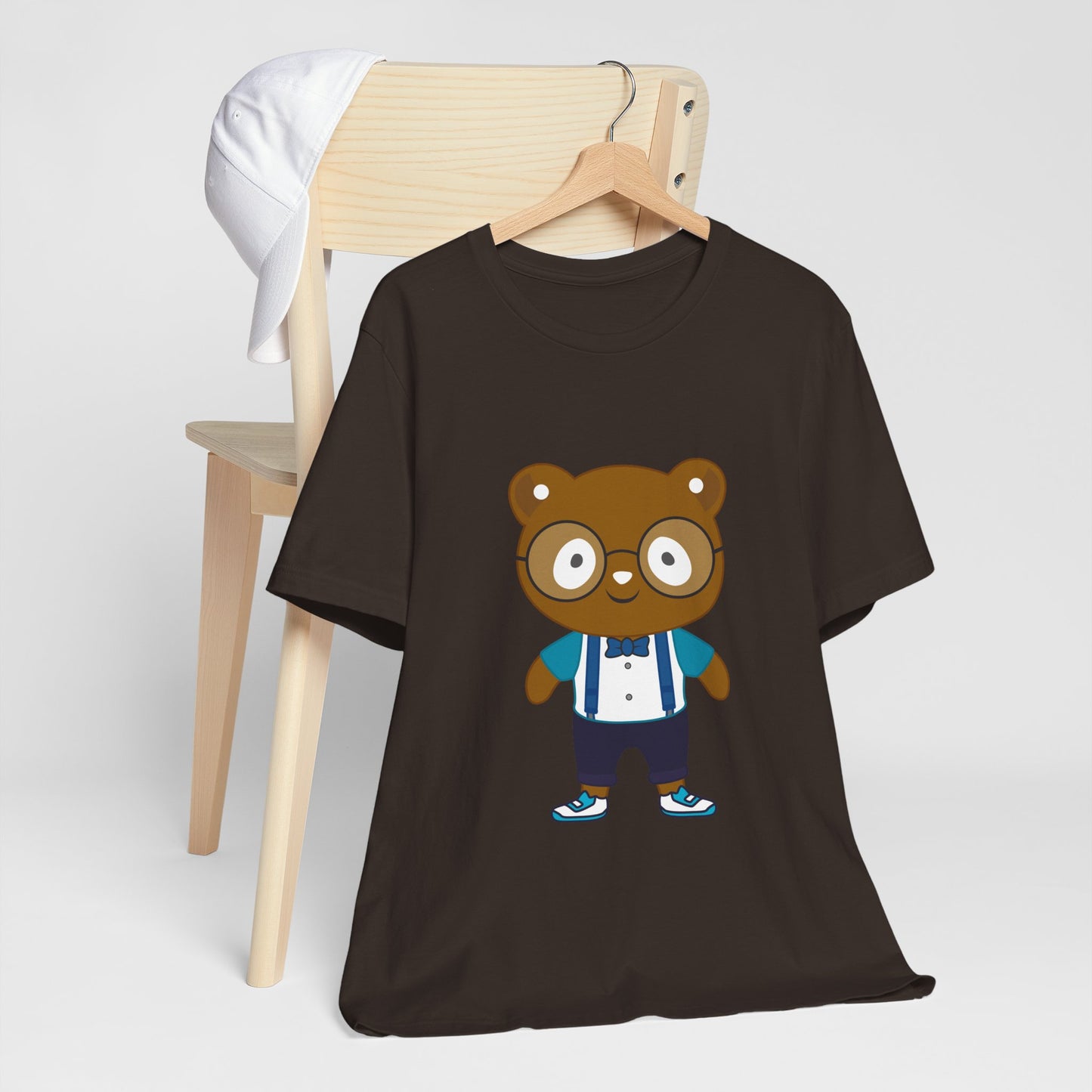 Cute Bear Graphic Unisex Tee - Perfect for Kids and Animal Lovers