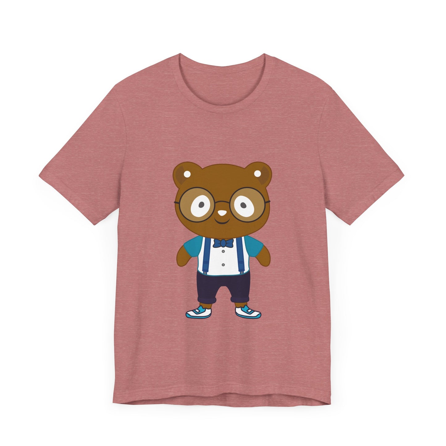Cute Bear Graphic Unisex Tee - Perfect for Kids and Animal Lovers