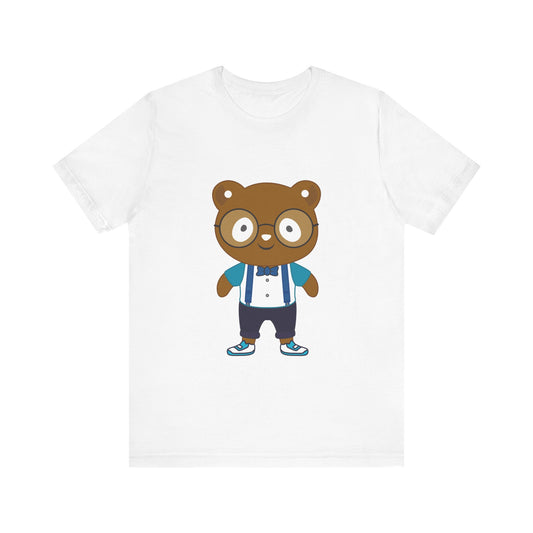 Cute Bear Graphic Unisex Tee - Perfect for Kids and Animal Lovers