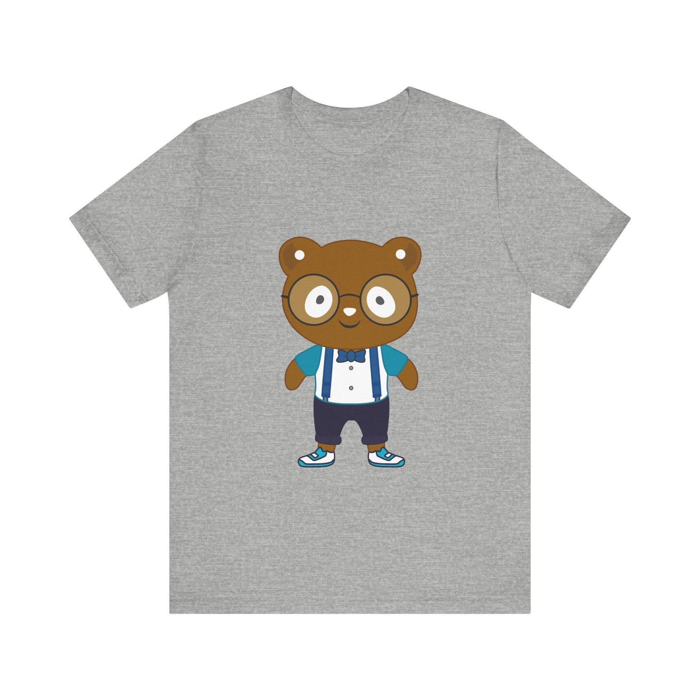 Cute Bear Graphic Unisex Tee - Perfect for Kids and Animal Lovers