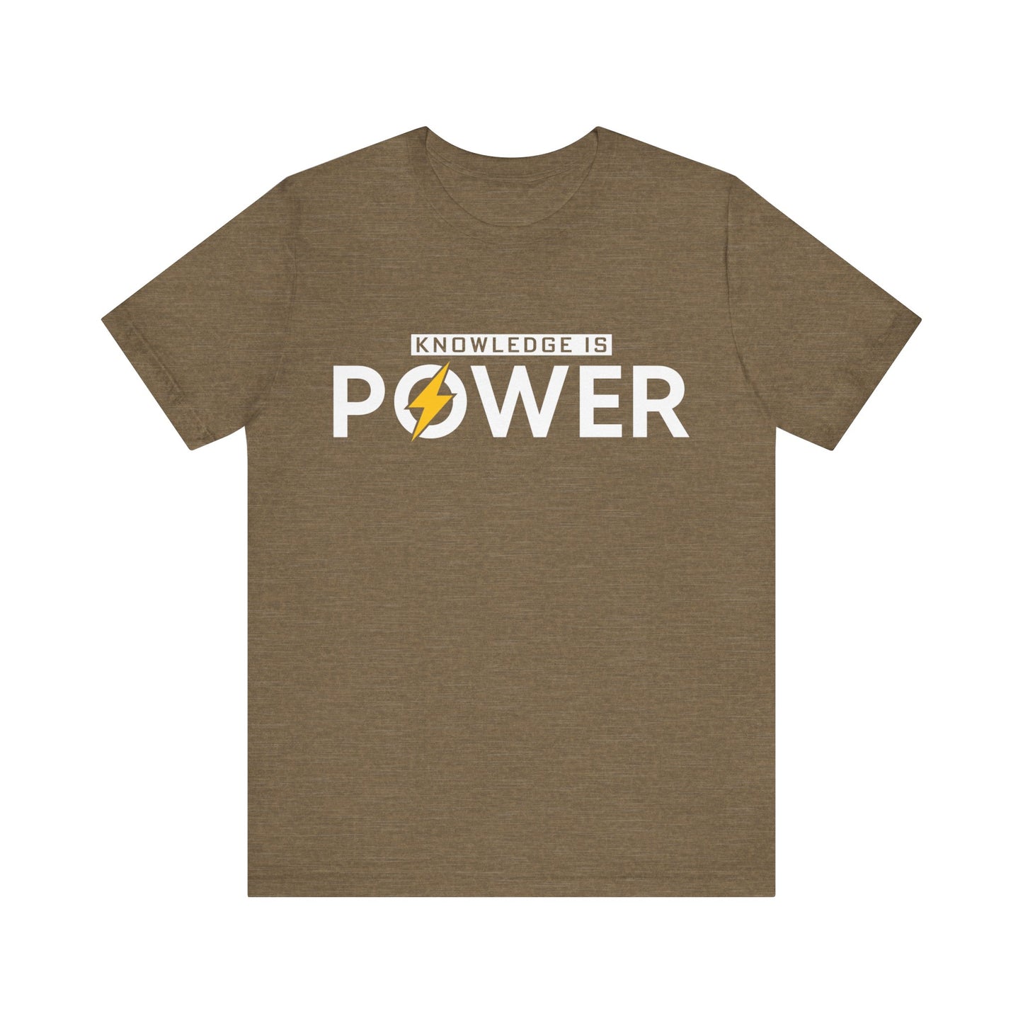 Knowledge is power Unisex Jersey Short Sleeve Tee