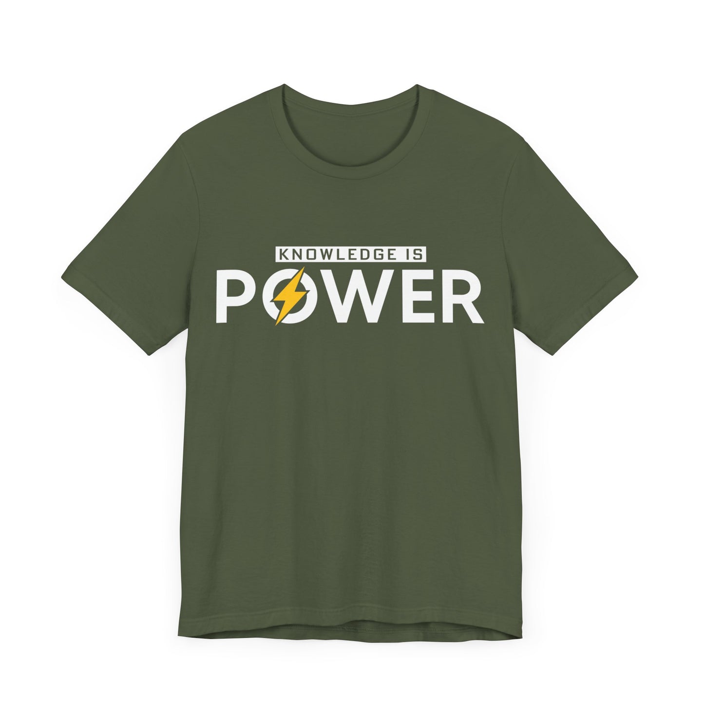 Knowledge is power Unisex Jersey Short Sleeve Tee