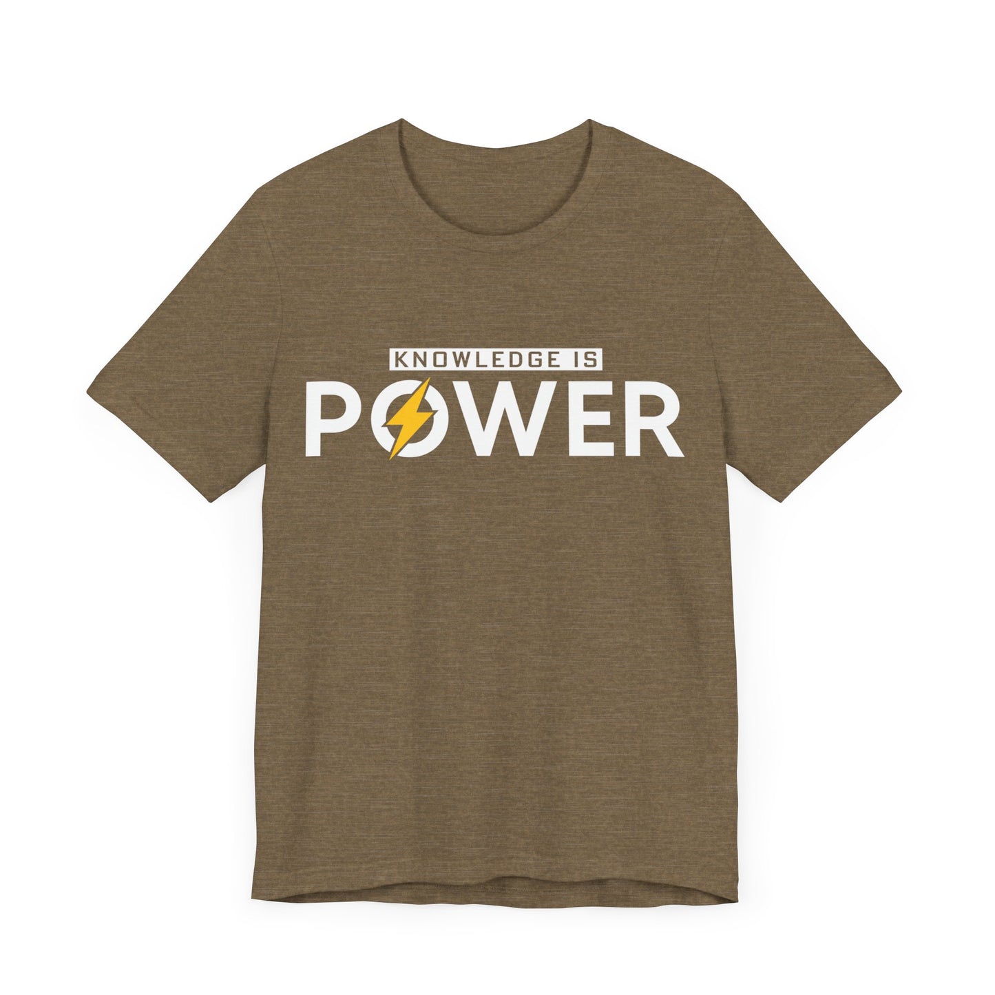 Knowledge is power Unisex Jersey Short Sleeve Tee